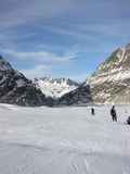 Looking across the flat part of the Mare du Glace (Leo)