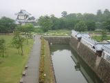 Moat with castle in background