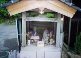 Roadside shrine interior